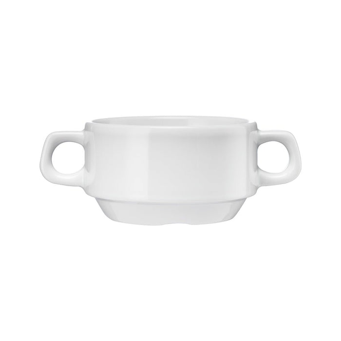 Lubiana - Suppentasse mit Henkeln aus der Porzellanserie Kaszub/Hel 0,32 Liter - GastroDeals