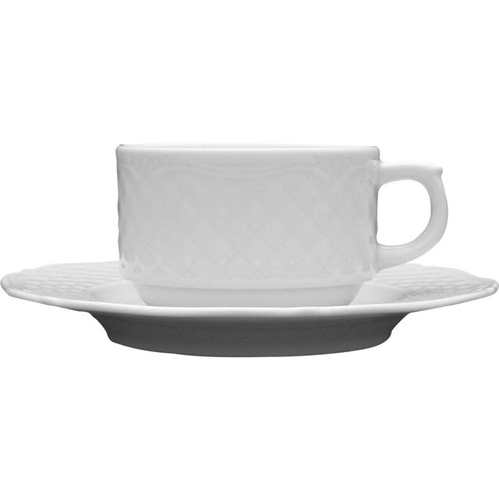 Lubiana - Untertasse aus der Porzellanserie Aphrodite, Ø 160 mm - GastroDeals