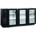Marecos - Getränke - Kühltisch FBG340/177 PV - 3 Glastüren, Schwarz, 177,5 cm, LED - Beleuchtung - Marecos - GastroDeals