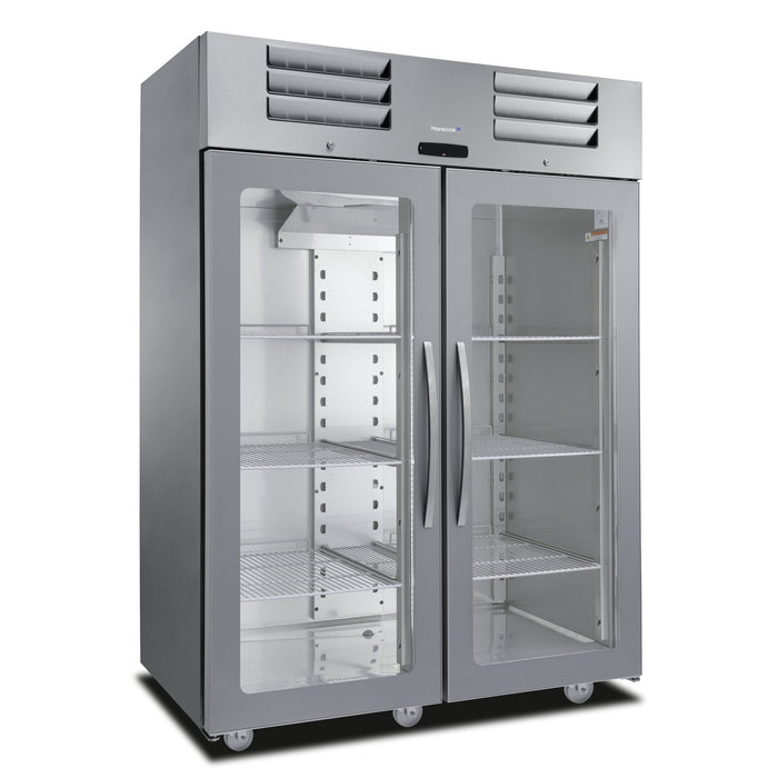 Marecos - Kühlschrank 2/1 GN 1235 Liter - Glastüren, Excel Steuerung, 1440x840x2020 mm - Marecos - GastroDeals