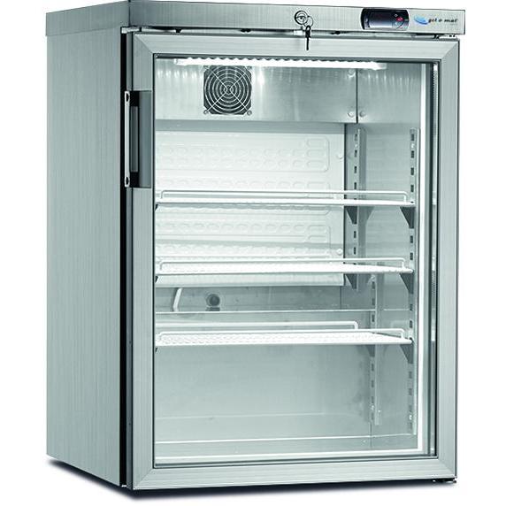 Marecos - Kühlschrank ARV 150 CS TA PV - 60 cm, Edelstahl mit Glastür, LED - Beleuchtung - Marecos - GastroDeals