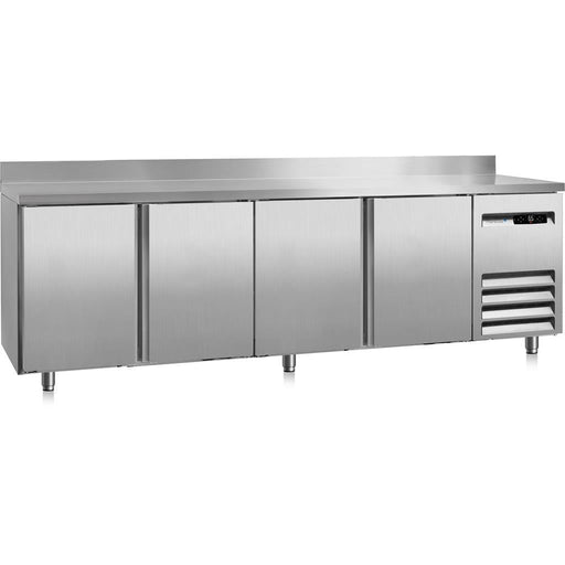 Marecos - Kühltisch 250 cm, 4 Türen - 70 cm tief, 604 Liter, Aufkantung, Excel Steuerung - Marecos - GastroDeals