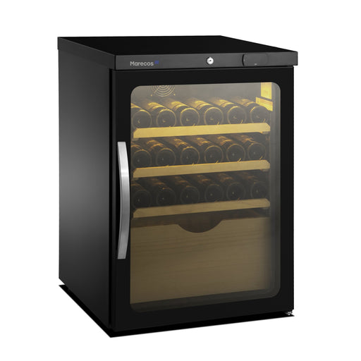 Marecos - Weinklimaschrank CV 150 PV - Glastüre, 27 Flaschen, Schwarz, 60 cm - Marecos - GastroDeals