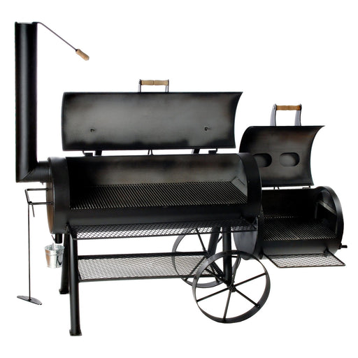 Neumärker - 20 Zoll Championship Longhorn - Barbecuegrill, Holzfeuerung, 2150x850x1900 mm - Neumärker - GastroDeals