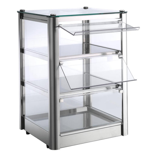 Neumärker - Backwaren - Vitrine Cube 3 Neutral - Selbstbedienung, 3 Einlegeböden, 370x370x540 mm - Neumärker - GastroDeals