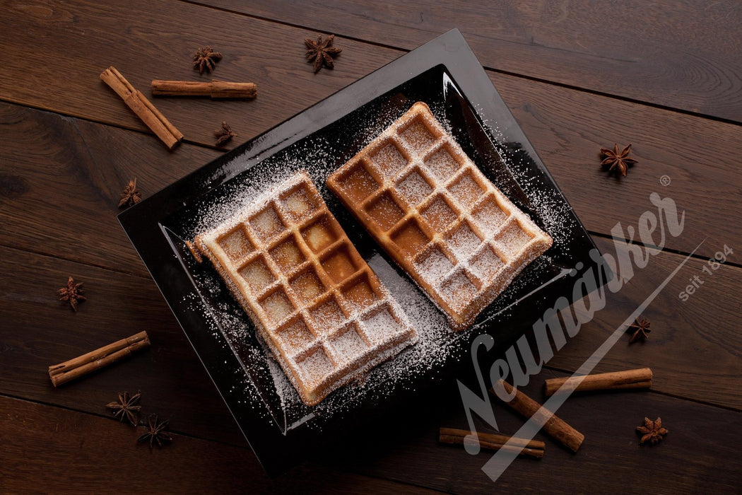 Neumärker - Brüsseler Waffel Wechselplatten für Thermocook® - Gusseisen, 2 Waffeln, 165x105x30 mm - Neumärker - GastroDeals