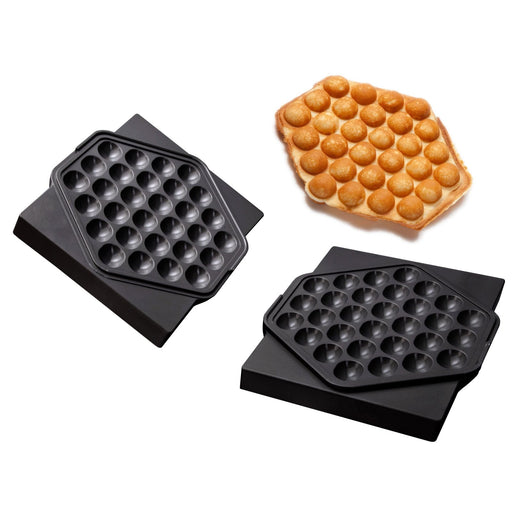 Neumärker - Bubble Waffel Backplattensatz für SWiNG - Backsystem - Antihaftbeschichtet, 180x203x20 mm - Neumärker - GastroDeals