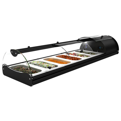 Neumärker - Buffet - Kühlvitrine Self - Service Tapas 6 - Frontklappen, 1438x395x245 mm, LED - Beleuchtung - Neumärker - GastroDeals