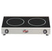 Neumärker - Ceran® - Kochplatte Econom II N - 2 Heizzonen, Edelstahlgehäuse, 600x380x100 mm - Neumärker - GastroDeals