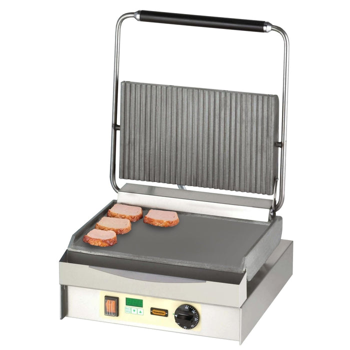 Neumärker - Chopper - Grill - Oben Geriffelt, Unten Glatt, mit Digitaltimer, 360x230 mm - Neumärker - GastroDeals