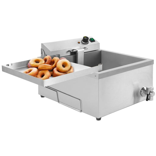 Neumärker - Donut - Fritteuse - 12 Liter, 3,5 kW, 50 - 190°C, mit Frittierrosten und Cool - Touch - Griffen - Neumärker - GastroDeals