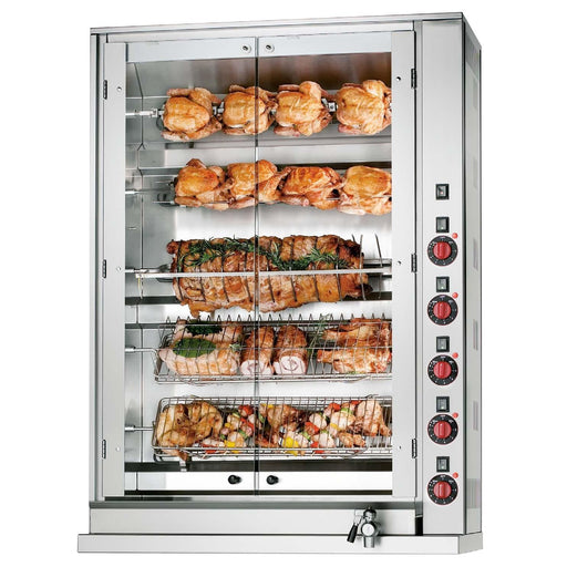 Neumärker - Hähnchengrill E - 20P - S5 - 5 Spieße, Edelstahl, 880x450x1250 mm - Neumärker - GastroDeals