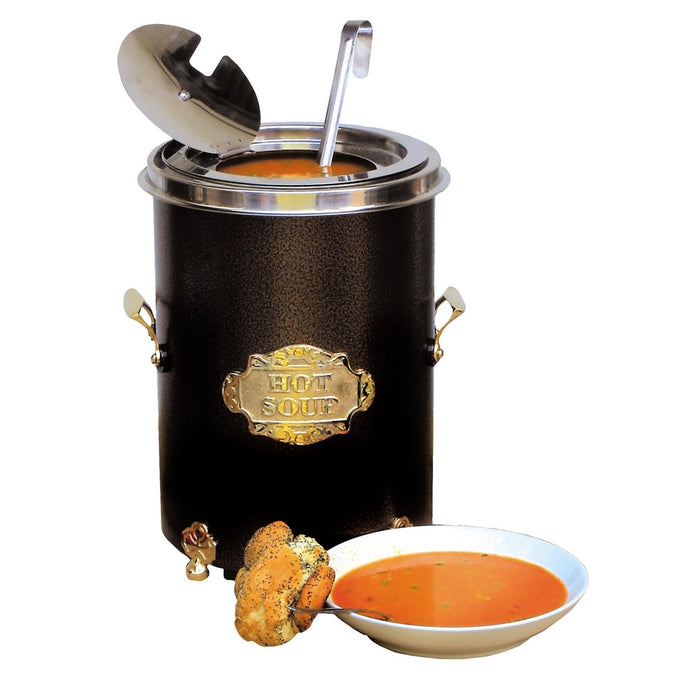 Neumärker - Hot - Pot Suppentopf - Schwarz, 5 Liter, Edelstahleinsatz, 300 W - Neumärker - GastroDeals