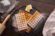 Neumärker - Kant - Waffel Wechselplatten für Thermocook® - Gusseisen, 2 Waffeln, 153x80x19 mm - Neumärker - GastroDeals