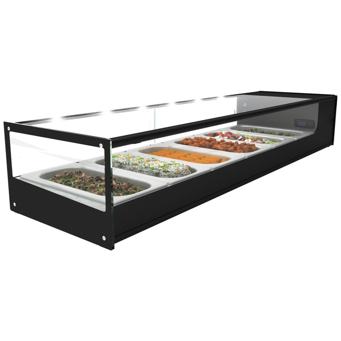 Neumärker - Kühlvitrine Logic 6 - 6x 1/3 GN, 1320x380x225 mm, LED - Beleuchtung - Neumärker - GastroDeals