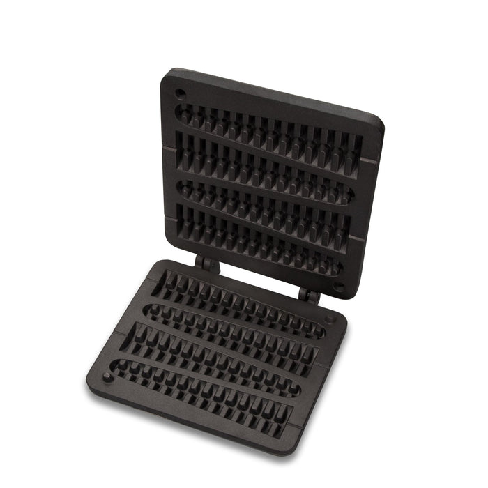 Neumärker - Lolly - Waffel Wechselplatten für Thermocook® - Gusseisen, 4 Waffeln, 230x60x25 mm - Neumärker - GastroDeals