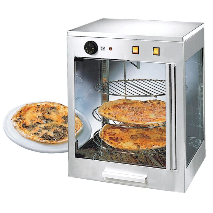 Neumärker - Pizza - Vitrine - Rundumverglasung, Temperaturregler, 465x430x600 mm - Neumärker - GastroDeals