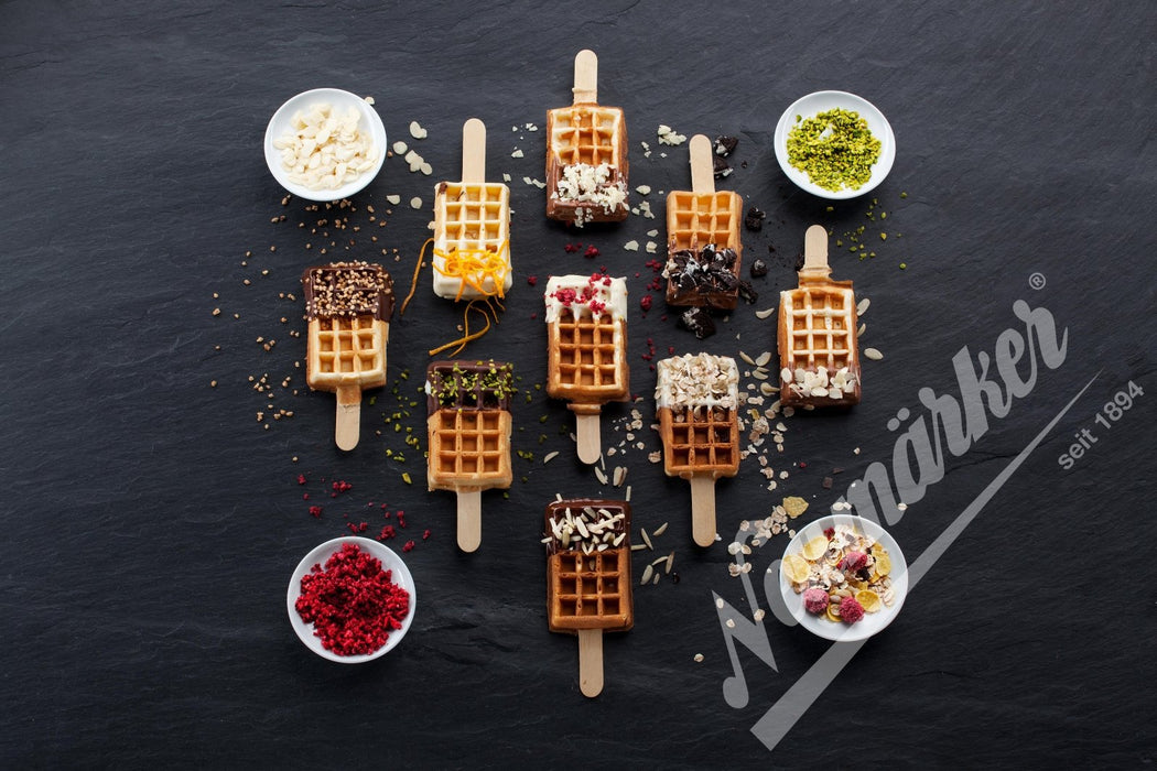 Neumärker - Rahwaffel - Wechselplatten für Thermocook® - Gusseisen, 65x100x30 mm, 6 Waffeln - Neumärker - GastroDeals