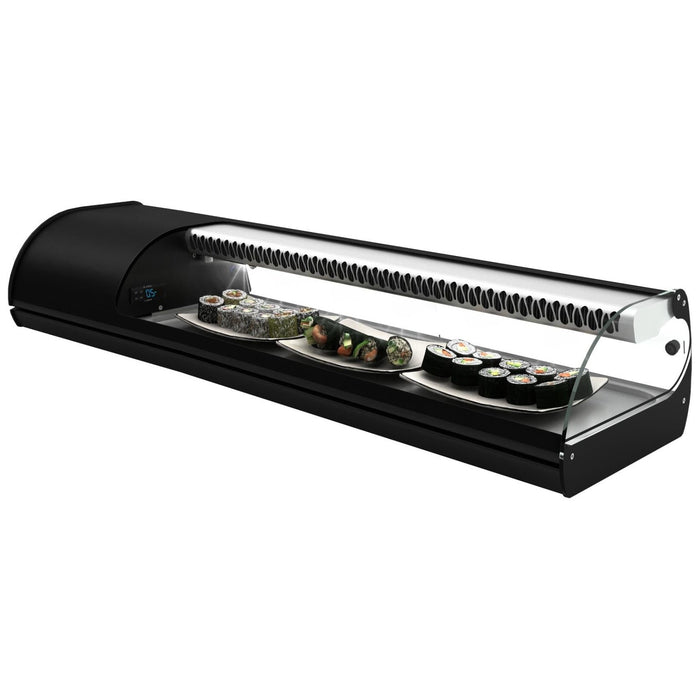 Neumärker - Royal Cooling Sushi 4 - 4x GN 1/3 x 40 mm, Kompressor links, LED - Beleuchtung - Neumärker - GastroDeals