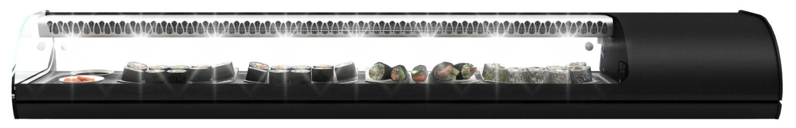 Neumärker - Royal Cooling Sushi 8 - 8x GN 1/3 x 40 mm, Kompressor rechts, LED, +2 °C bis +6 °C - Neumärker - GastroDeals