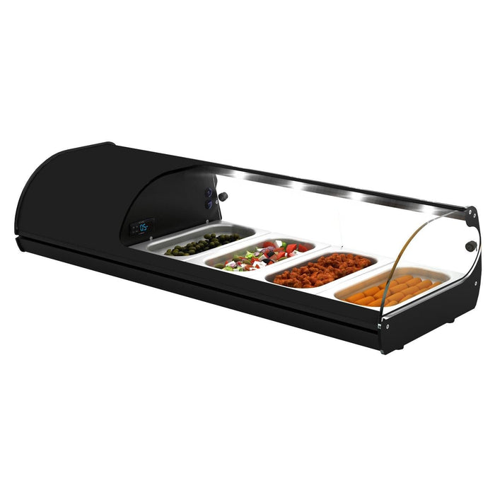 Neumärker - Royal Cooling Tapas 4 - Kompressor links, 4x GN 1/3 x 40 mm, LED - Beleuchtung - Neumärker - GastroDeals