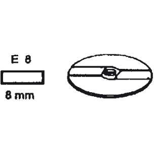Neumärker - Schneidscheibe E 8 für Multi - Gemüse - Schneider - Edelstahl, 8 mm Schnittstärke - Neumärker - GastroDeals
