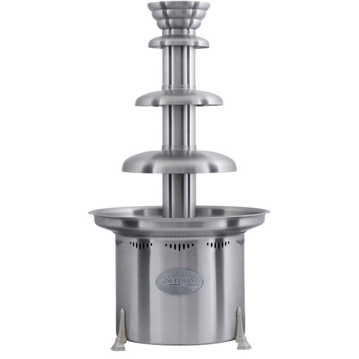 Neumärker - Schokoladenbrunnen Sephra CF34R Montezuma - 3 Etagen, 10 kg, Edelstahl, Leise - Neumärker - GastroDeals