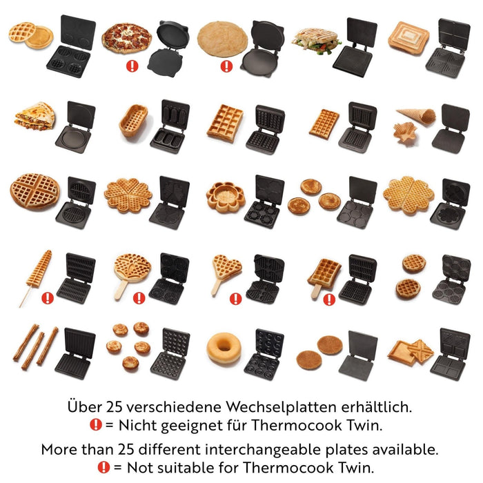 Neumärker - Thermocook® Twin - Multifunktionsgerät, Digitaltimer, 0 - 300 °C, Edelstahl - Neumärker - GastroDeals