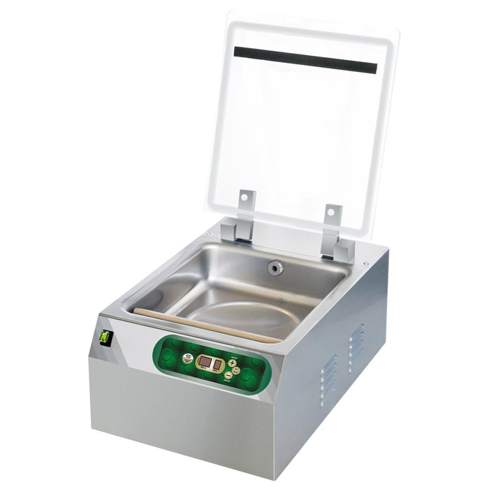 Neumärker - Vakuum - Verpackungsmaschine Universal - 100 Liter/Min, Edelstahl, 310x350x120 mm - Neumärker - GastroDeals