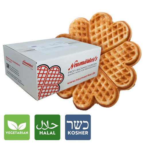 Neumärker - Waffel - Ready - Mix - 10x1 kg Karton, nur Wasser hinzufügen - Neumärker - GastroDeals