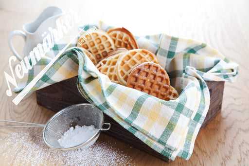 Neumärker - Waffel - Taler Wechselplatten für Thermocook® - Gusseisen, 80x80x16 mm, 6 Waffeln - Neumärker - GastroDeals