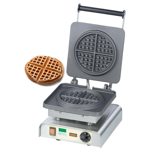 Neumärker - Waffeleisen Americano I - Digitaltimer, Antihaft, Edelstahl, Ø 185 mm - Neumärker - GastroDeals