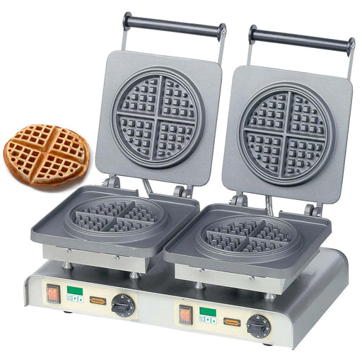 Neumärker - Waffeleisen Americano II - Digitaltimer, 2 Backplatten, Ø185x30 mm - Neumärker - GastroDeals