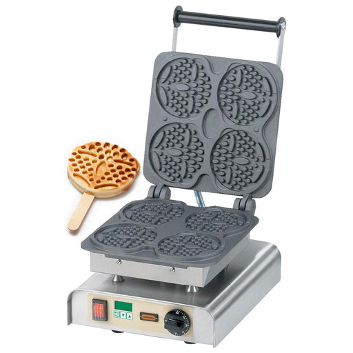 Neumärker - Waffeleisen Bärchen am Stiel - Digitaltimer, Antihaft, Edelstahlgehäuse - Neumärker - GastroDeals