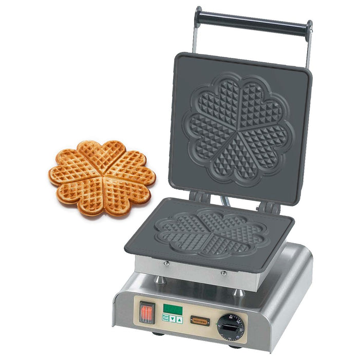 Neumärker - Waffeleisen Große Herzwaffel I - Digitaltimer, Edelstahl, 210x210 mm - Neumärker - GastroDeals