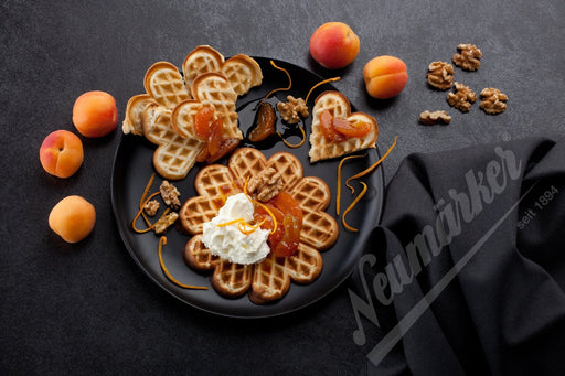 Neumärker - Waffeleisen Kleine Herzwaffel I - Digitaltimer, Edelstahlgehäuse, 155 mm Waffel - Neumärker - GastroDeals