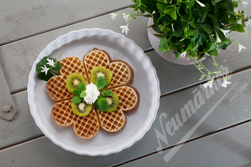 Neumärker - Waffeleisen Sunny II - Digitaltimer, Antihaft, 2 Herzwaffeln, 610x340x250 mm - Neumärker - GastroDeals