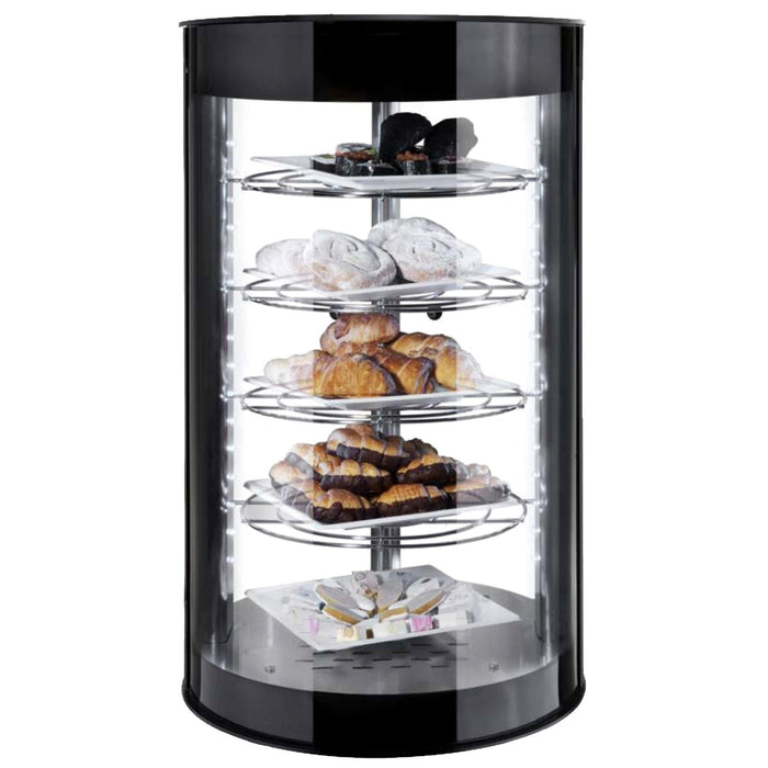Neumärker - Warmhaltevitrine Dolce - 5 Etagen, LED - Beleuchtung, 435x435x710 mm - Neumärker - GastroDeals