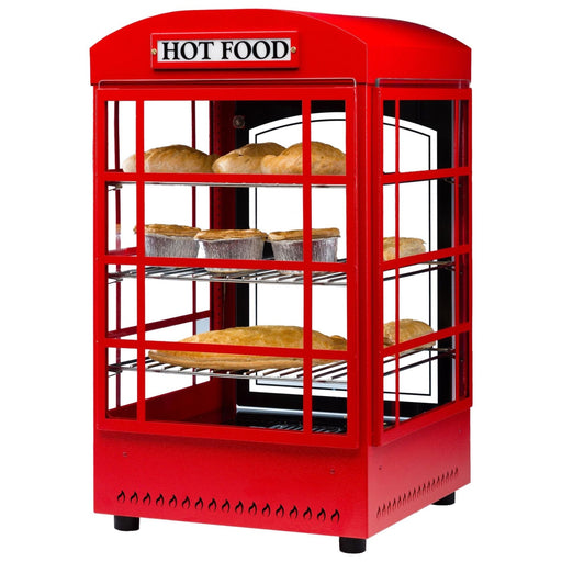 Neumärker - Warmhaltevitrine Phone Box - Britisches Design, 30 - 80 °C, 3 Roste, 430x430x700 mm - Neumärker - GastroDeals