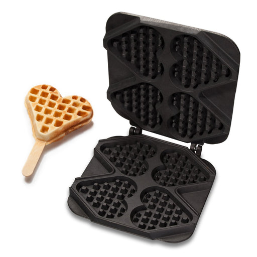 Neumärker - Wechselplatten für Thermocook® - Waffel - Herz am Stiel, Gusseisen, 4 Waffeln - Neumärker - GastroDeals