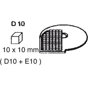 Neumärker - Würfeleinsatz D 10 für Multi - Gemüse - Schneider - 10x10x10 mm, Präzise Schnitte - Neumärker - GastroDeals