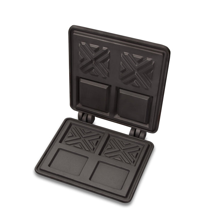 Neumärker - X - Waffel Wechselplatten für Thermocook® - Gusseisen, 108x108x20 mm, 2 Waffeln - Neumärker - GastroDeals