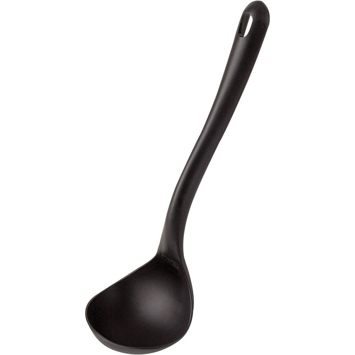 Paderno - Schöpflöffel, aus glasfaserverstärktem Material, schwarz, 0,11 Liter, Länge 31 cm - GastroDeals