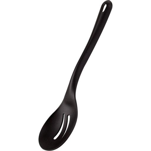 Paderno - Servierlöffel perforiert, aus glasfaserverstärktem Material, schwarz, Länge 35 cm - GastroDeals