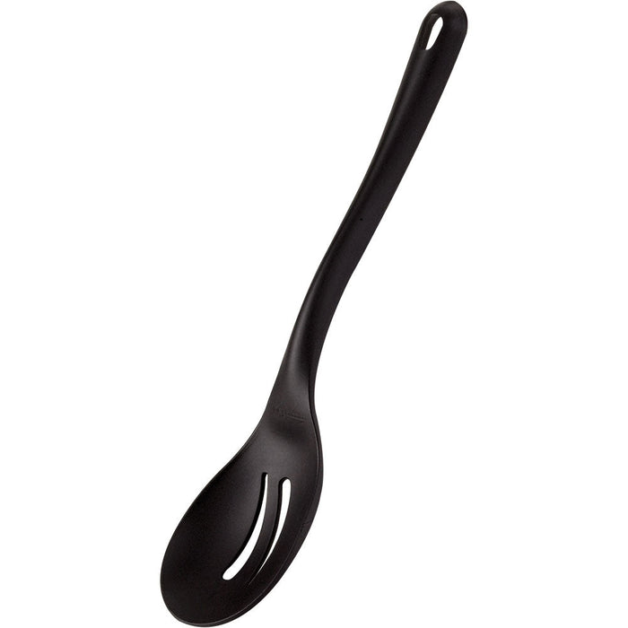 Paderno - Servierlöffel perforiert, aus glasfaserverstärktem Material, schwarz, Länge 35 cm - GastroDeals