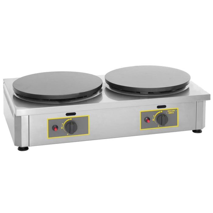 Roller Grill - Crêpes - Gerät Doppel CDG 400 - 40 cm Durchmesser, Emailliert, Gas, 6,4 kW - Roller Grill - GastroDeals