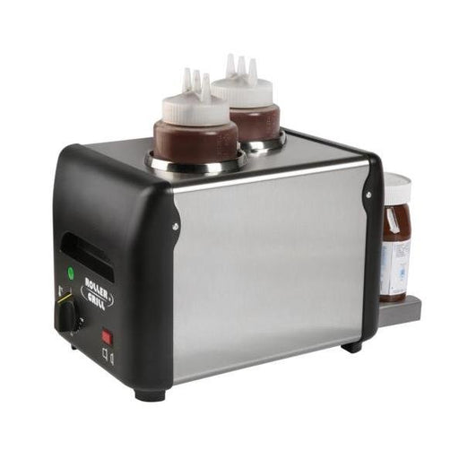 Roller Grill - Dessertsaucenwärmer WI 2 - für 2 Flaschen, Edelstahl, bis +40 °C - Roller Grill - GastroDeals