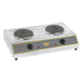 Roller Grill - Elektro Tischkocher - 2 Platten, Edelstahlgehäuse, 650x400x155 mm - Roller Grill - GastroDeals