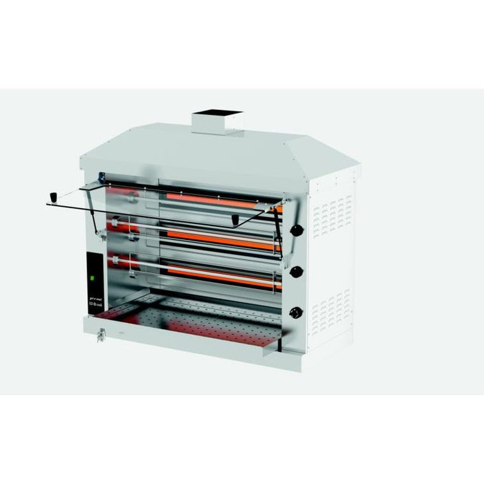 Roller Grill - Gas Hähnchen - Grill GCRG3C - 5 - 5 Spieße, Warmhaltebereich, 14,1 kW - Roller Grill - GastroDeals
