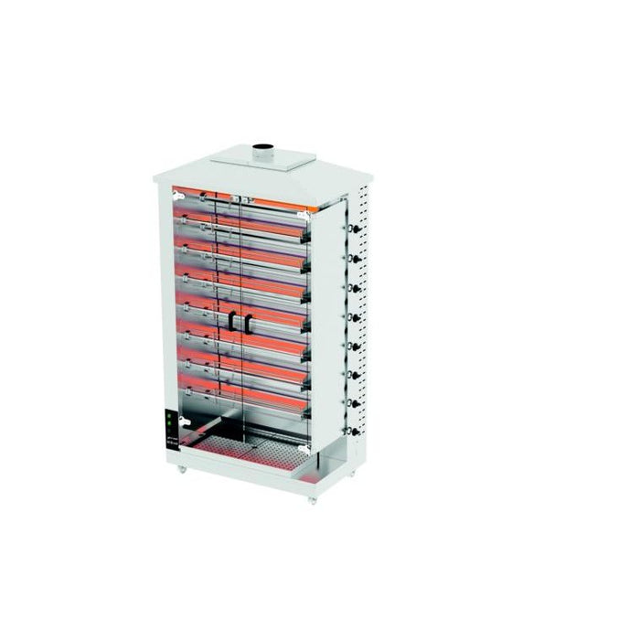 Roller Grill - Gas - Hähnchen - Grill GCRG8C - 15 - 15 Spieße, Warmhaltefunktion, 37,6 kW - Roller Grill - GastroDeals
